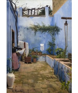 Santiago Rusinol, Der blaue Patio