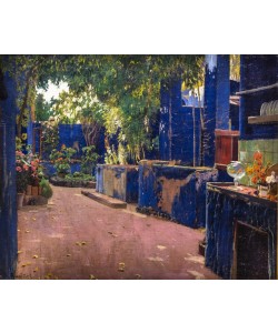 Santiago Rusinol, Der blaue Patio