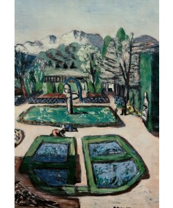 Max Beckmann, Gartenlandschaft im Frühling