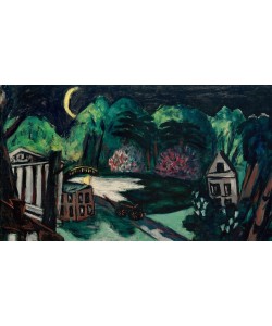 Max Beckmann, Nächtlicher Park. Baden-Baden