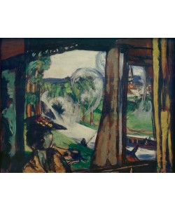 Max Beckmann, In der Eisenbahn (Nordfrankreich)