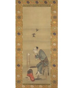 Katsushika Hokusai, Hanging scroll, 1790