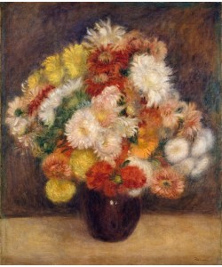Pierre-Auguste Renoir, Blumenstrauß aus Chrysanthemen
