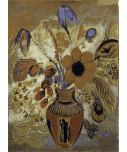 Odilon Redon, Etruscan Vase with Flowers