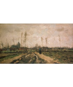 Vincent van Gogh, Landschaft mit Kirche und Häusern