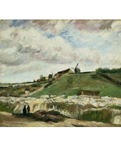 Vincent van Gogh, Blick auf Montmartre mit Steinbruch und Mühlen