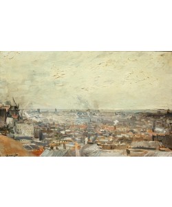 Vincent van Gogh, Blick auf Paris vom Montmartre