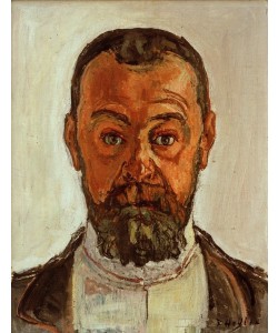 Ferdinand Hodler, Selbstbildnis mit aufgerissenen Augen II