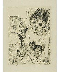 Max Beckmann, Evening, plate ten from Gesichter