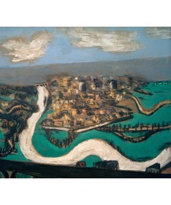 Max Beckmann, Landschaft bei Saint-Germain