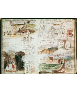 Eugene Delacroix, Skizzenheft der Reise nach Marokko