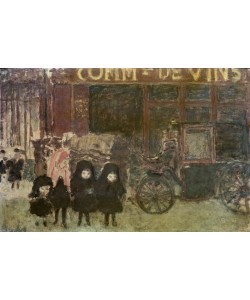 Pierre Bonnard, Le fiacre ou Le commerce de vins ou La sortie de l’école