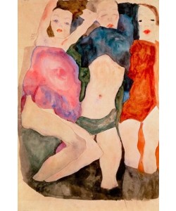 Egon Schiele, Drei Mädchen