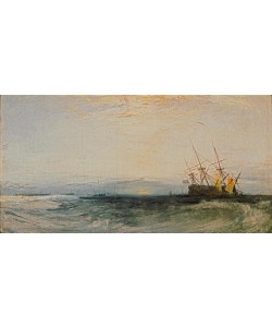 JOSEPH MALLORD WILLIAM TURNER, A Ship Aground