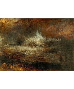 JOSEPH MALLORD WILLIAM TURNER, Stürmische See mit Wrack
Stormy Sea with Blazing Wreck