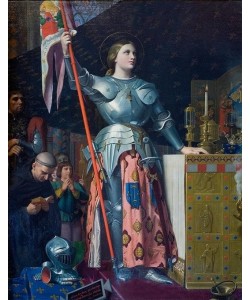 JEAN-AUGUSTE-DOMINIQUE INGRES, Jeanne d’Arc bei der Krönung Karls VII.