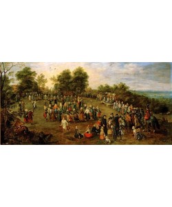 Jan Brueghel der Ältere, Ländliches Fest vor den Herzögen
