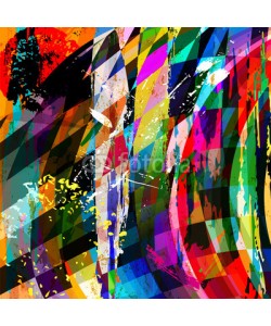 Kirsten Hinte, abstract background composition, with strokes, splashes, stripes