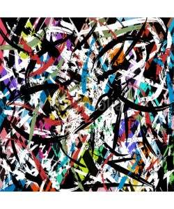 Kirsten Hinte, abstract background pattern, with paint strokes and splashes