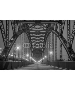 Gerhard1302, Historische Stahlträgerbrücke über die Elbe in Hamburg