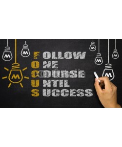 cacaroot, Focus Acronym: follow one course until success