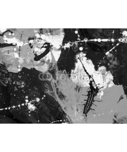 Artlu, Abstract hand painted monochrome background