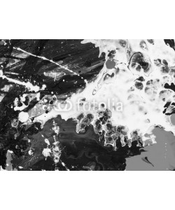 Artlu, Abstract hand painted monochrome background