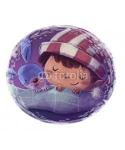 cirodelia, niño durmiendo con peluche