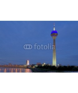 Blickfang, Fernsehturm mit Skyline Düsseldorf