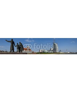 Blickfang, Auswandererdenkmal Bremerhaven Panorama