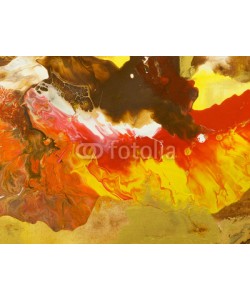 Artlu, Abstract art background. Hand drawn acrylic painting.