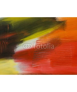 Artlu, Abstract art background. Hand drawn acrylic painting.
