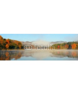 rabbit75_fot, Lake Autumn Foliage fog