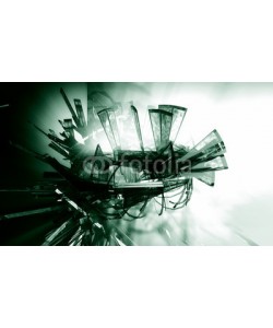 zeber, 3D futuristic background