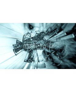zeber, 3D futuristic background