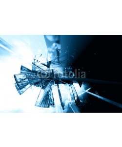 zeber, 3D futuristic background