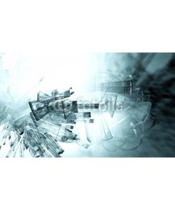 zeber, 3D futuristic background