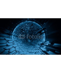 zeber, 3D futuristic background
