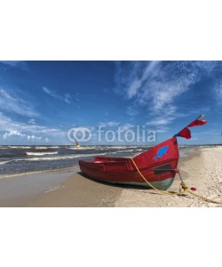 Blickfang, Strand Ostsee Fischerboote