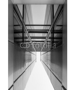 taurusnyy, Urban Geometry, looking up to glass building. Modern architecture, glass and steel. Abstract architectural design. Inspirational, artistic image. Industrial design. .Modern building. Black and white.