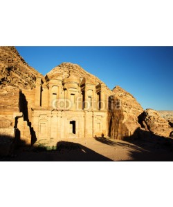 romanslavik.com, The Monastery (El Dayr) in Petra Ancient City in a Golden Sun, Jordan