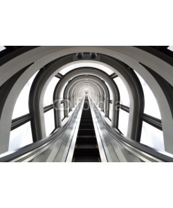 leeyiutung, Futuristic tunnel and escalator