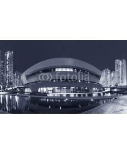 leeyiutung, Skyline of Hong Kong city at night