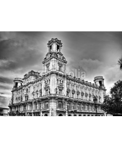 javigol860101, Black and white image of the National Museum of Fine Arts (Museo