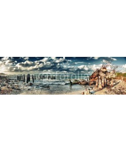 javigol860101, Panoramic view of a beach on a zone in guanabo cuba
