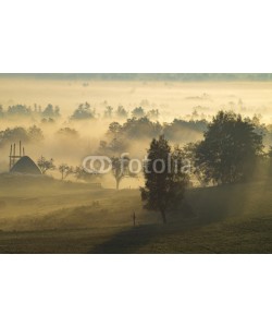 Mike Mareen, misty and sunny morning in the countryside