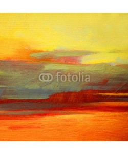 Mikhail Zahranichny, abstract landscape oil painting on canvas for interior, illustra