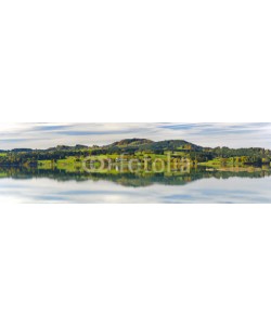 Wolfilser, Panorama Landschaft in Bayern im Allgäu