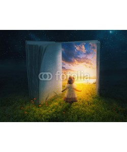 kevron2001, Little girl and open book