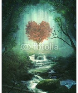 kevron2001, Heart tree in the forest